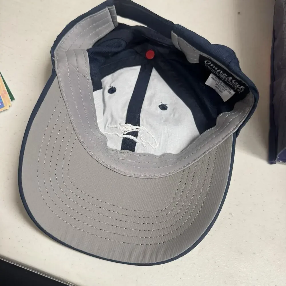 Imperial Montana Strapback Hat Cap Blue‎ Small Fit Embroidered Horse Logo